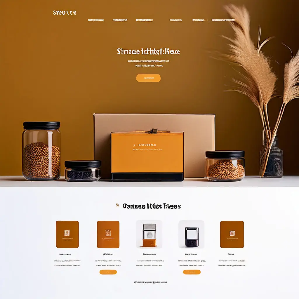 Modern eCommerce website interface for launching an online store with a clean design, product display, and 'Shop Now' button for easy navigation.
